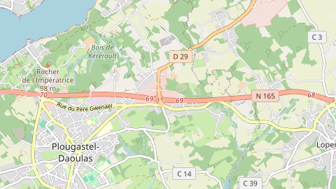 Carte de localisation de l'évènement