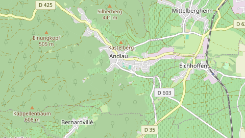 Carte de localisation de l'évènement