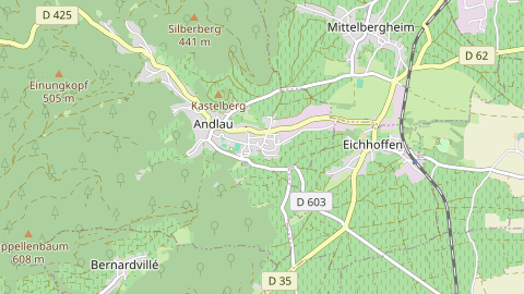 Carte de localisation de l'évènement