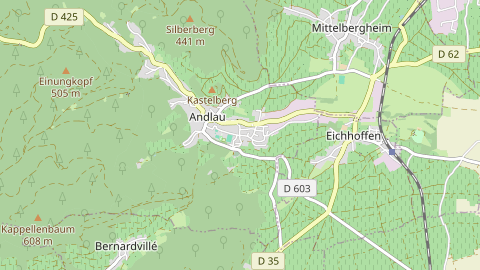 Carte de localisation de l'évènement
