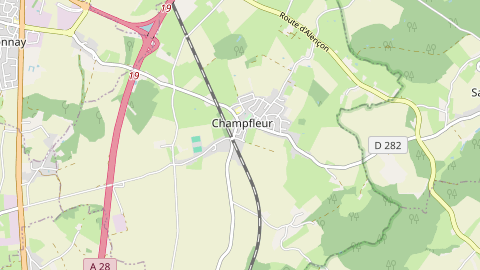 Carte de localisation de l'évènement