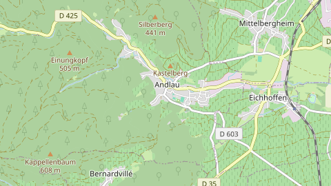 Carte de localisation de l'évènement