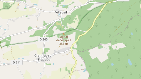 Carte de localisation de l'évènement