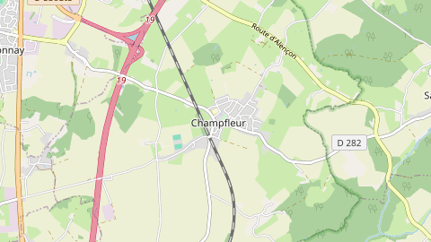 Carte de localisation de l'évènement