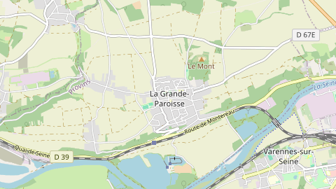 Carte de localisation de l'évènement