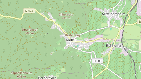 Carte de localisation de l'évènement