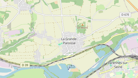 Carte de localisation de l'évènement