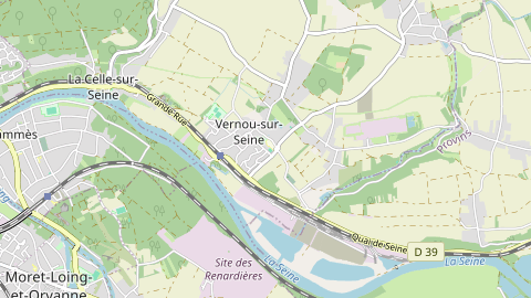 Carte de localisation de l'évènement