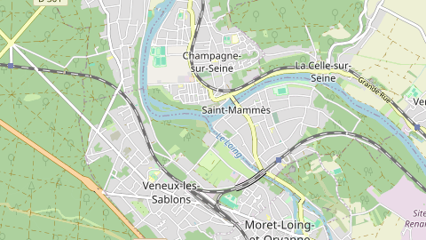 Carte de localisation de l'évènement