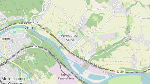 Carte de localisation de l'évènement