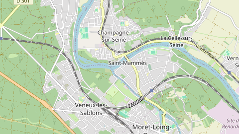 Carte de localisation de l'évènement
