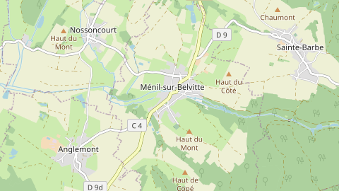 Carte de localisation de l'évènement