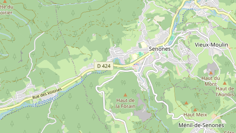 Carte de localisation de l'évènement