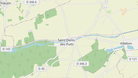 Carte de localisation de l'évènement