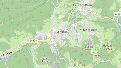 Carte de localisation de l'évènement
