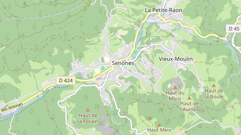 Carte de localisation de l'évènement