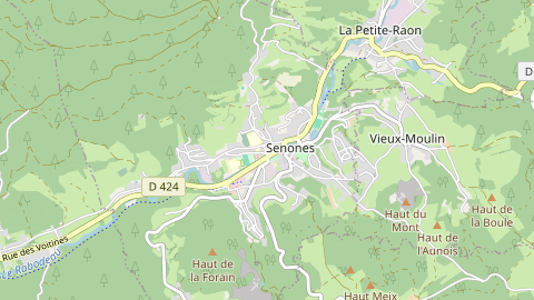 Carte de localisation de l'évènement