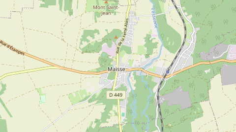 Carte de localisation de l'évènement