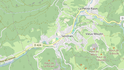 Carte de localisation de l'évènement
