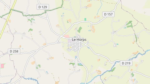 Carte de localisation de l'évènement