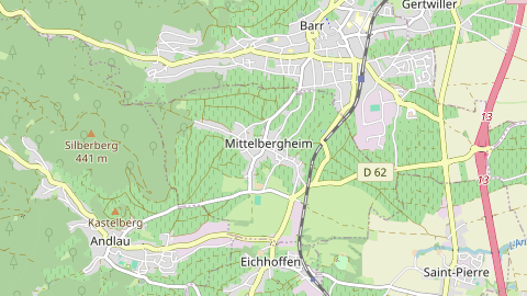 Carte de localisation de l'évènement