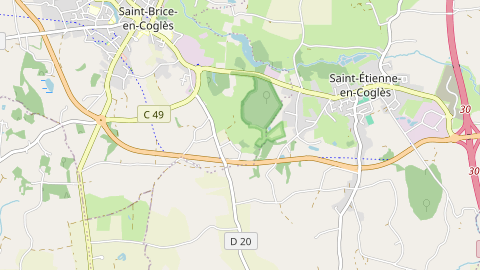 Carte de localisation de l'évènement