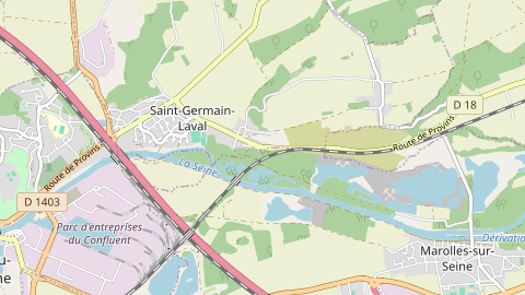 Carte de localisation de l'évènement