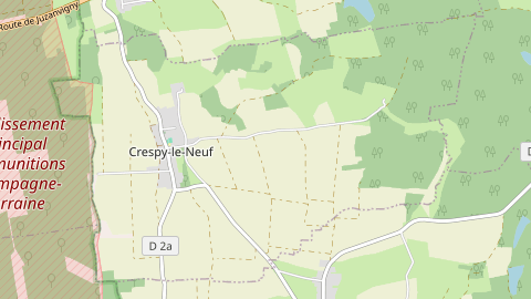 Carte de localisation de l'évènement