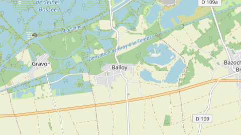 Carte de localisation de l'évènement