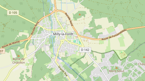 Carte de localisation de l'évènement