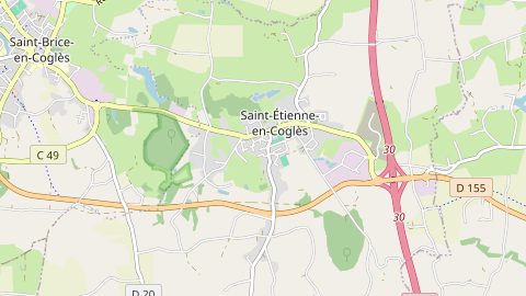 Carte de localisation de l'évènement