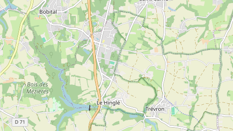 Carte de localisation de l'évènement