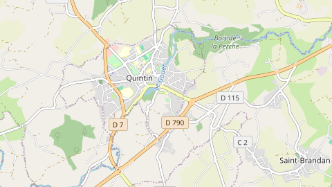 Carte de localisation de l'évènement