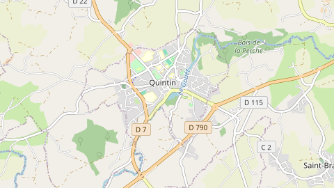 Carte de localisation de l'évènement