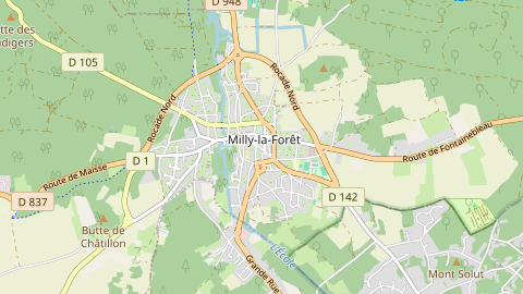 Carte de localisation de l'évènement