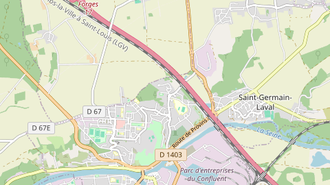 Carte de localisation de l'évènement