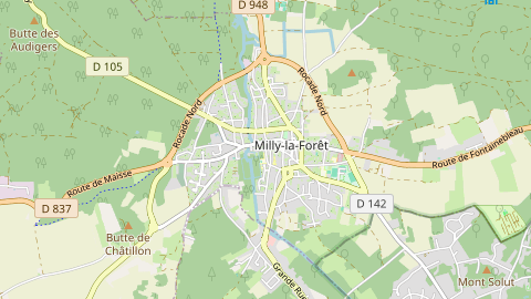 Carte de localisation de l'évènement