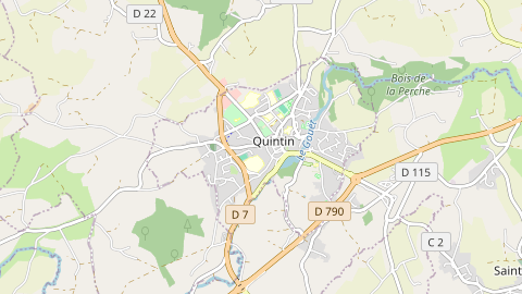 Carte de localisation de l'évènement