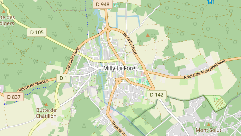 Carte de localisation de l'évènement