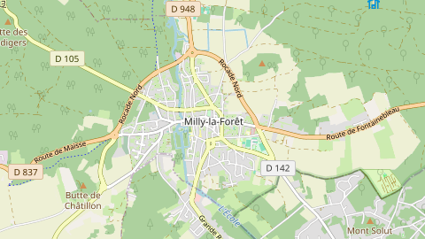 Carte de localisation de l'évènement