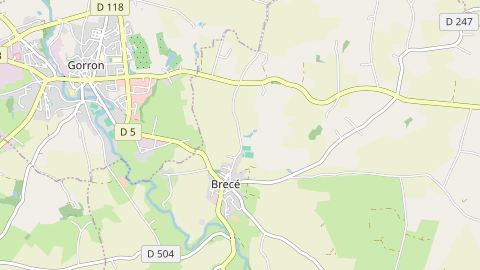 Carte de localisation de l'évènement