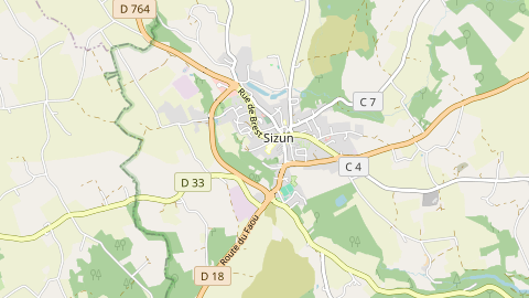 Carte de localisation de l'évènement