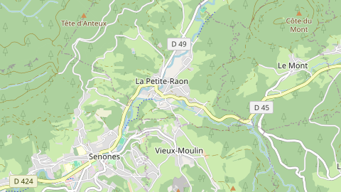 Carte de localisation de l'évènement