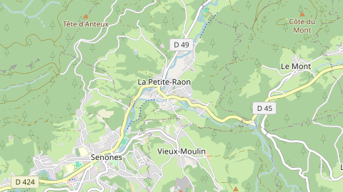 Carte de localisation de l'évènement
