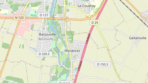 Carte de localisation de l'évènement