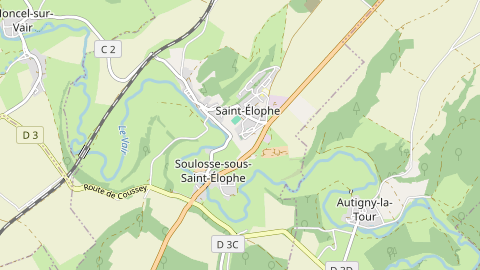 Carte de localisation de l'évènement