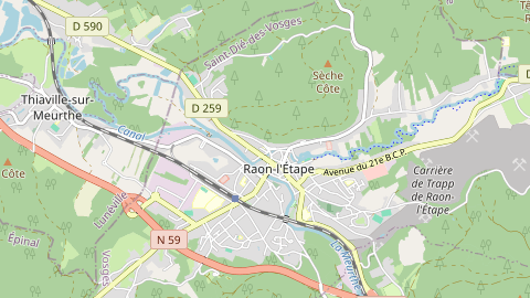 Carte de localisation de l'évènement