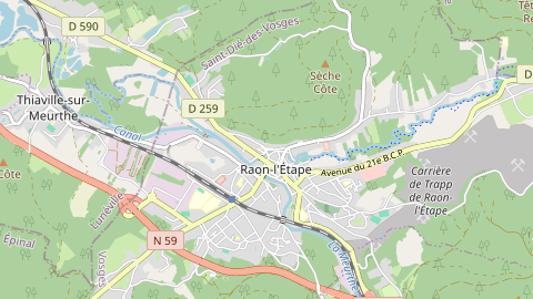 Carte de localisation de l'évènement