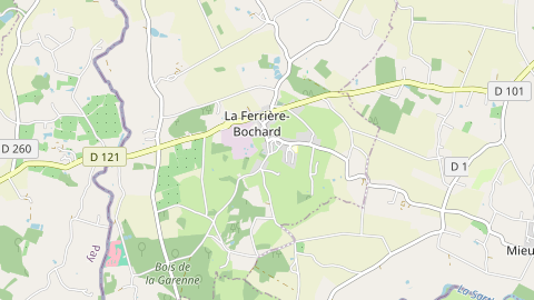 Carte de localisation de l'évènement