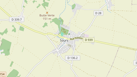 Carte de localisation de l'évènement
